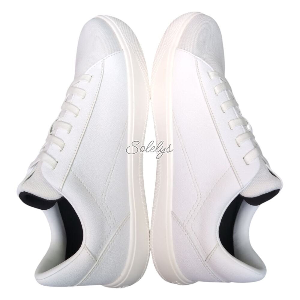 Vessi White Sneakers with Blue Accent - Picture 9 of 13